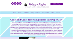 Desktop Screenshot of fantasyinfrosting.com